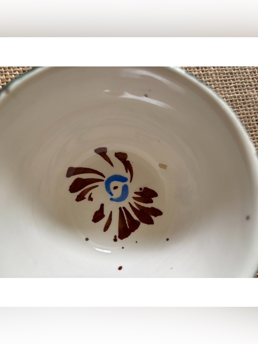 Vintage Italy Art Pottery Nove Rose Snack Plate Tray And Mug Cup Set Cottagecore - Picture 5 of 14
